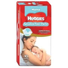 APOSITOS POST PARTO HUGGIES 10 U