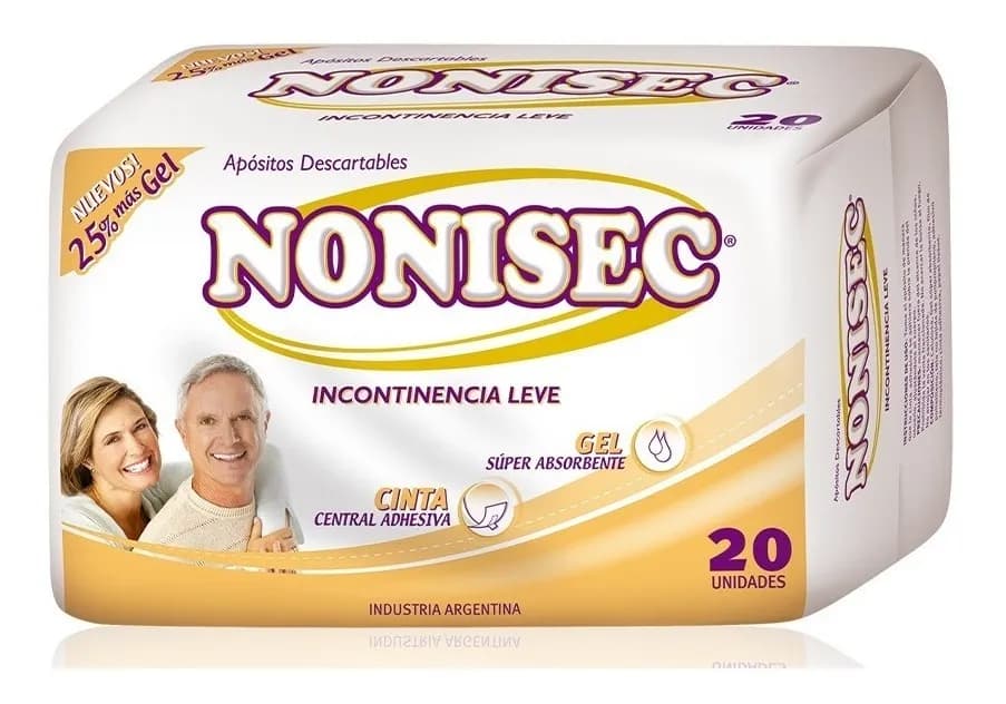 APÓSITOS NONISEC INCONTINENCIA LEVE X20U